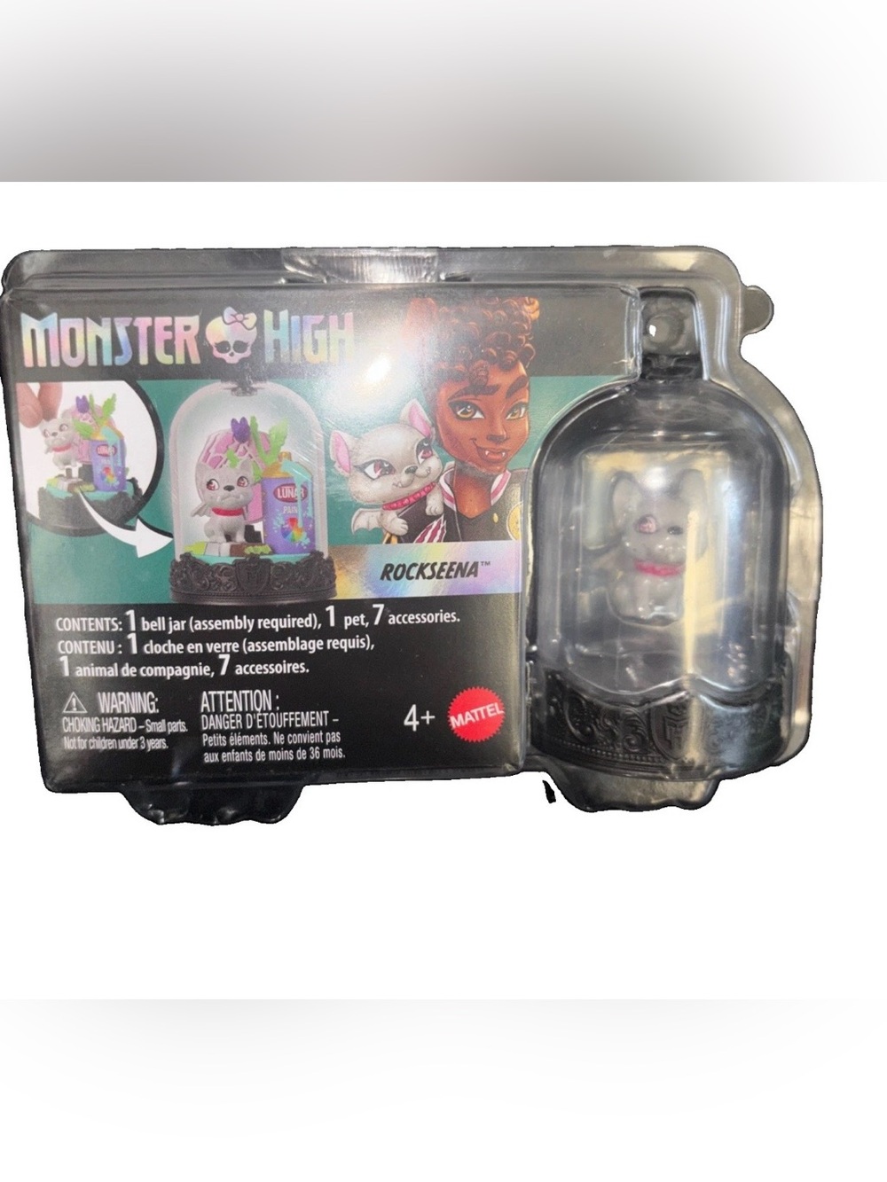 Monster High Rockseena Pet Playset Terrarium new dog